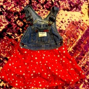 18month OshKosh girls overall dress